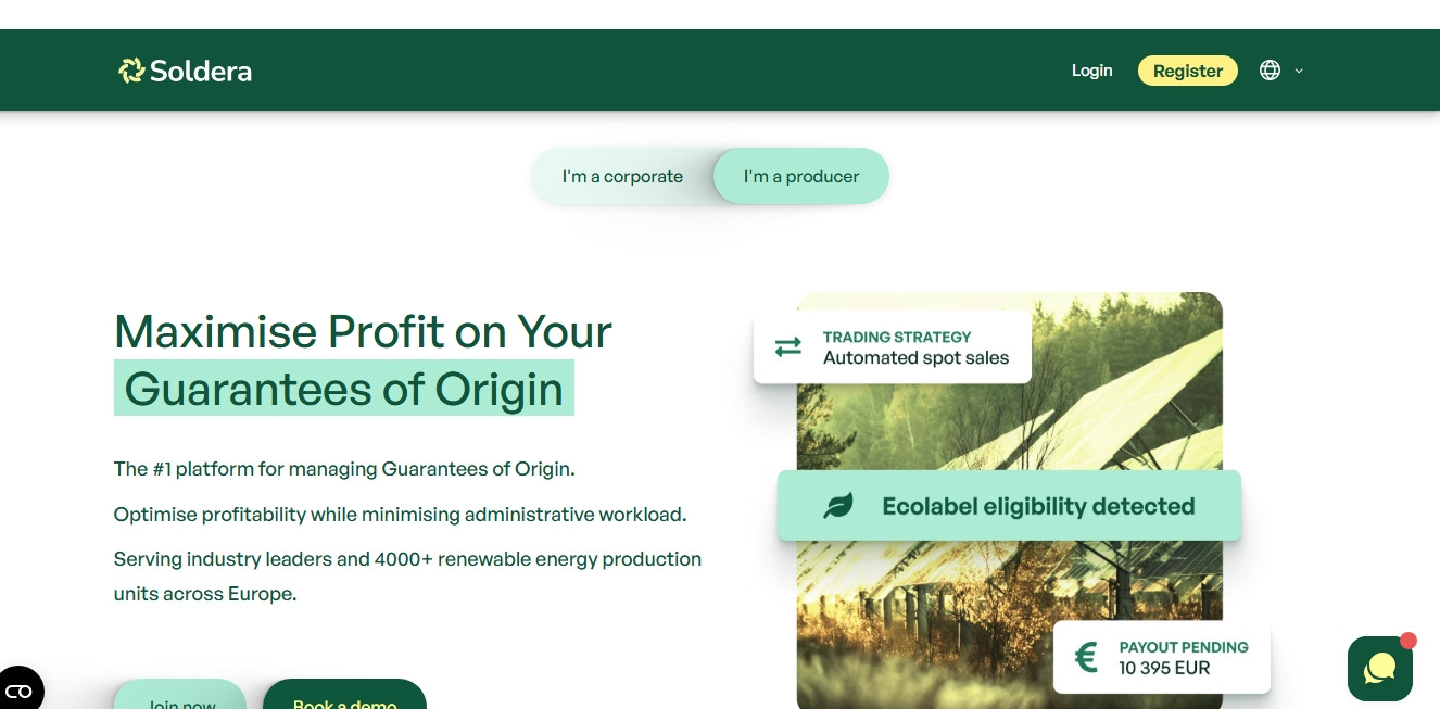 Soldera website