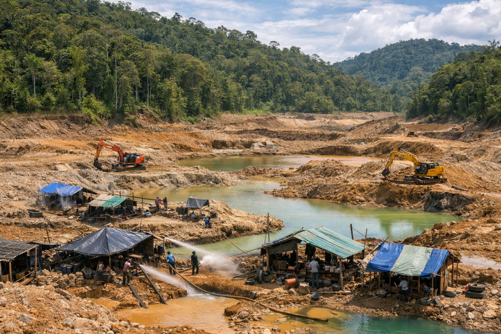 Indonesia Targets Illegal Mining Across 190,000 Hectares of Forest by 2026