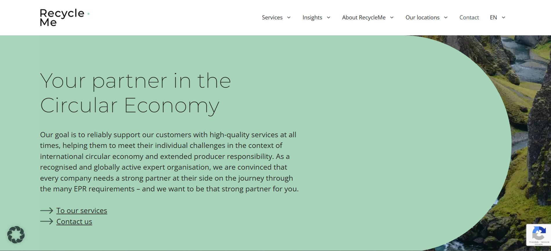 RecycleMe Website